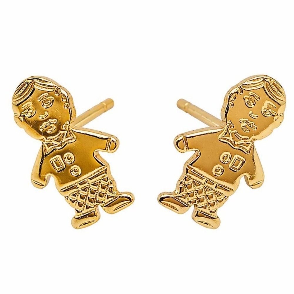 Gold Tone Boy Stud Earrings – Cute Fashion‎ Biju Studs